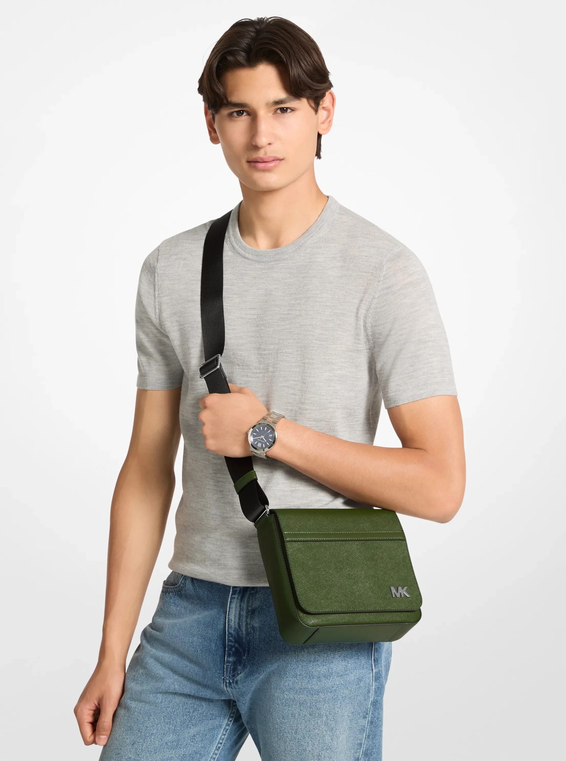 Michael Kors Cooper Leather Crossbody Bag - Preorder