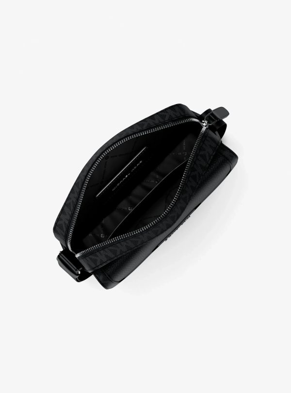 Michael Kors Cooper Medium Pebbled Leather and Signature Logo Camera Crossbody Bag - Preorder