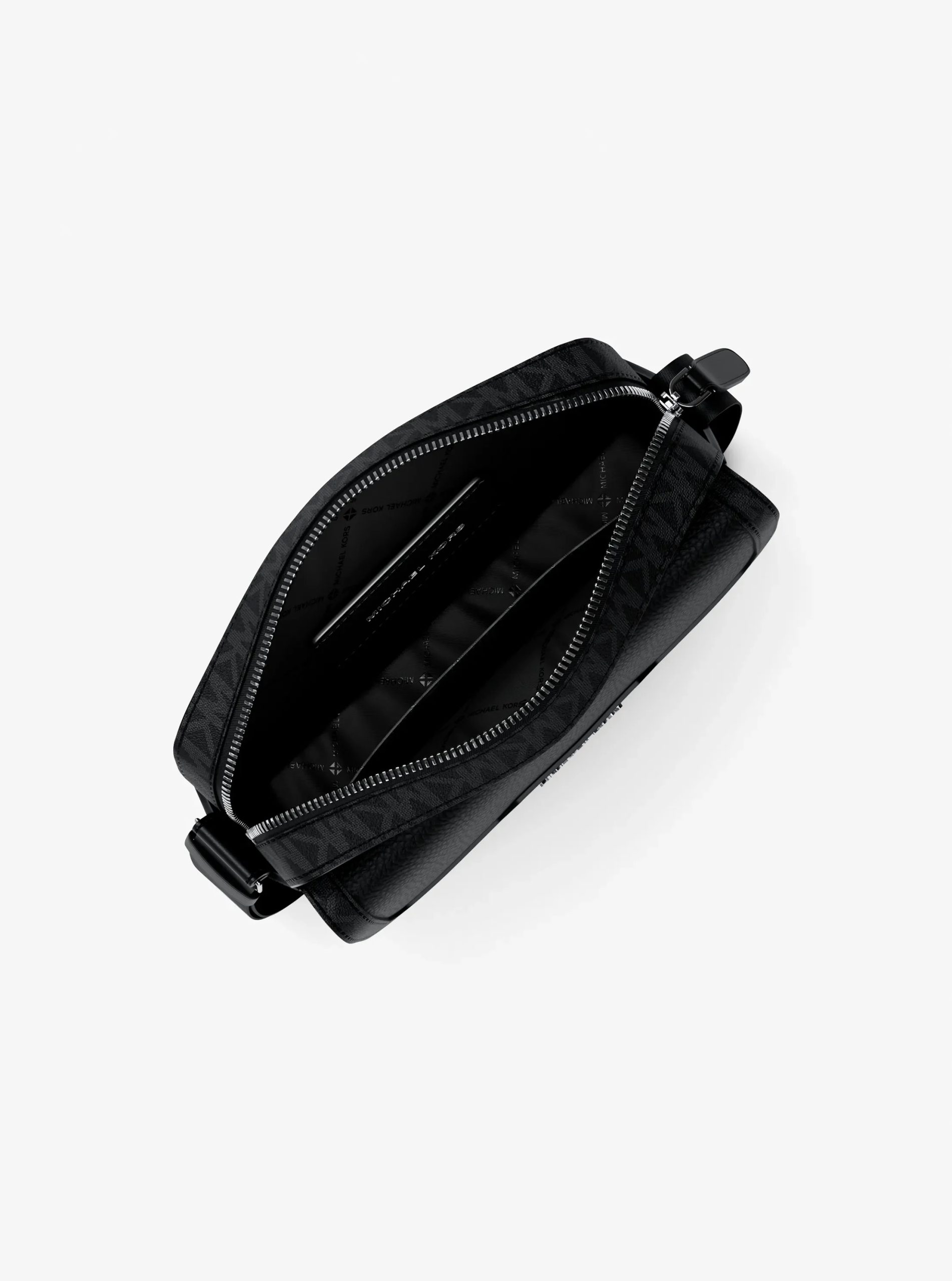 Michael Kors Cooper Medium Pebbled Leather and Signature Logo Camera Crossbody Bag - Preorder