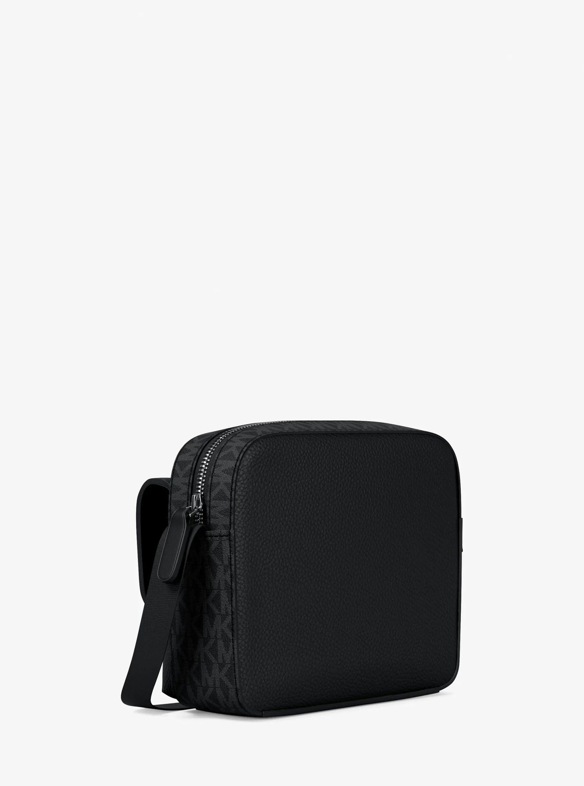 Michael Kors Cooper Medium Pebbled Leather and Signature Logo Camera Crossbody Bag - Preorder