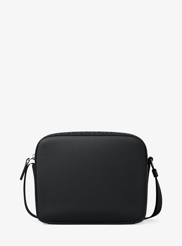 Michael Kors Cooper Medium Pebbled Leather and Signature Logo Camera Crossbody Bag - Preorder