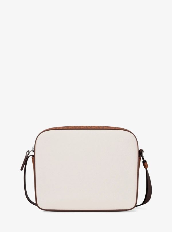 Michael Kors Cooper Medium Pebbled Leather and Signature Logo Camera Crossbody Bag - Preorder