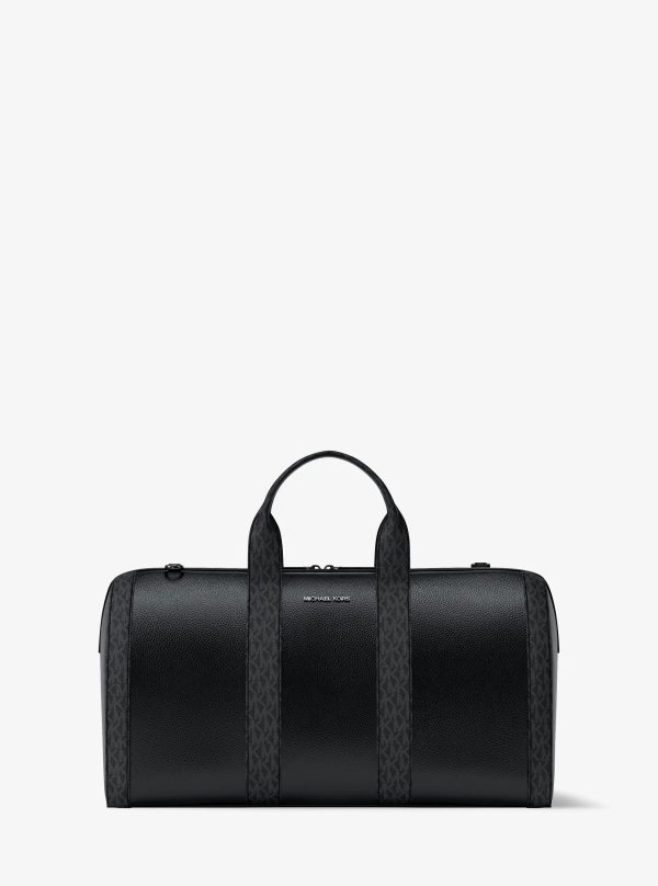 Michael Kors Cooper Pebbled Leather and Signature Logo Duffel Bag - Preorder