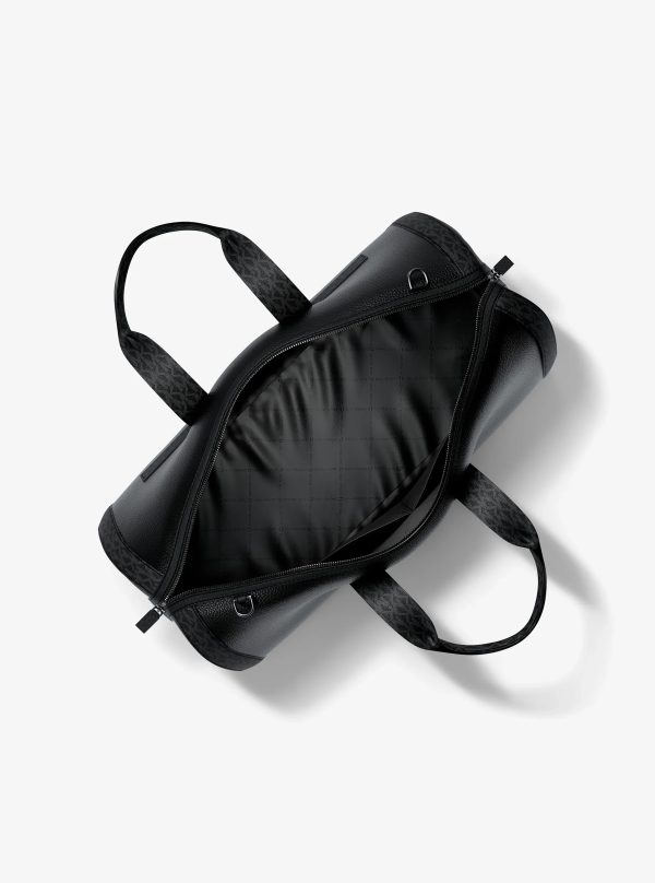 Michael Kors Cooper Pebbled Leather and Signature Logo Duffel Bag - Preorder