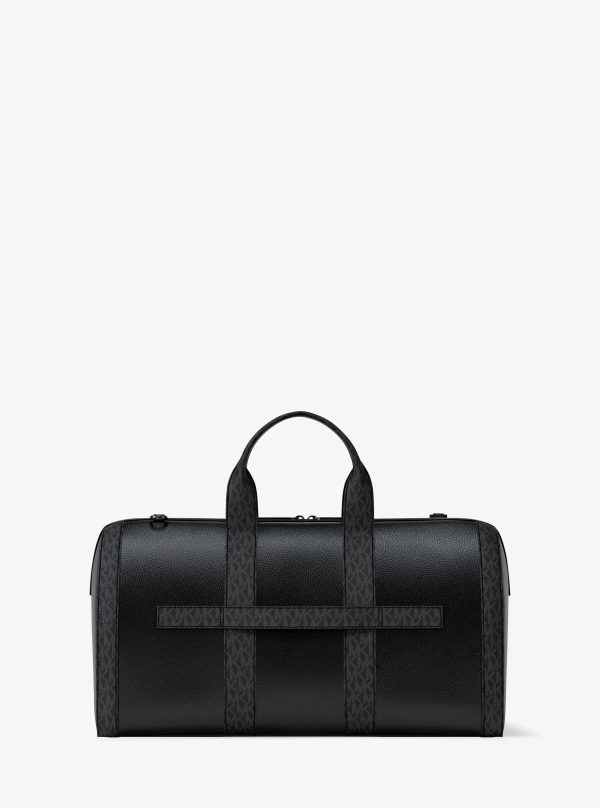 Michael Kors Cooper Pebbled Leather and Signature Logo Duffel Bag - Preorder