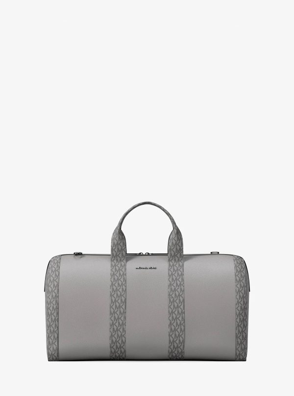 Michael Kors Cooper Pebbled Leather and Signature Logo Duffel Bag - Preorder