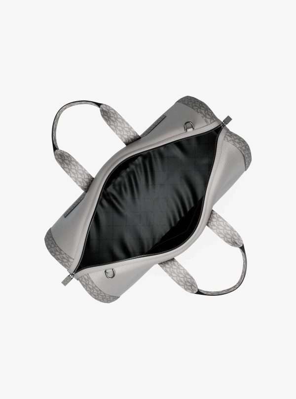 Michael Kors Cooper Pebbled Leather and Signature Logo Duffel Bag - Preorder