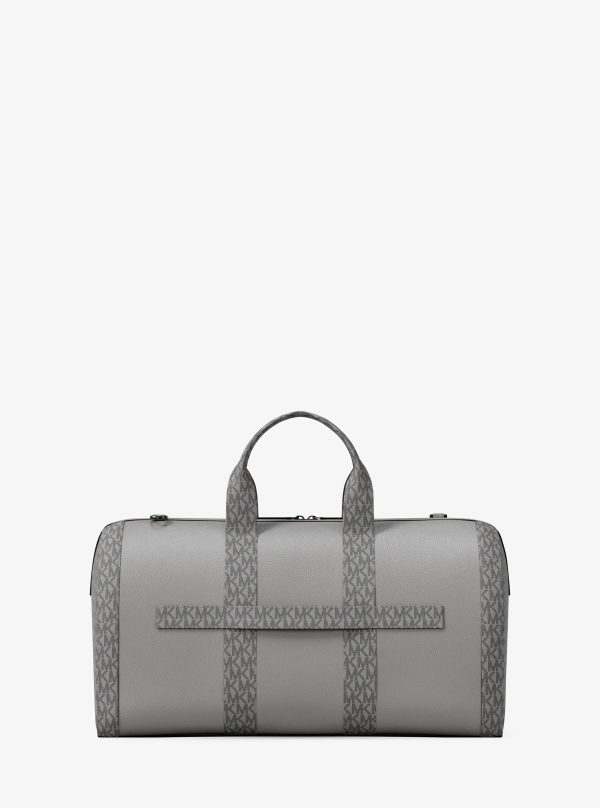 Michael Kors Cooper Pebbled Leather and Signature Logo Duffel Bag - Preorder