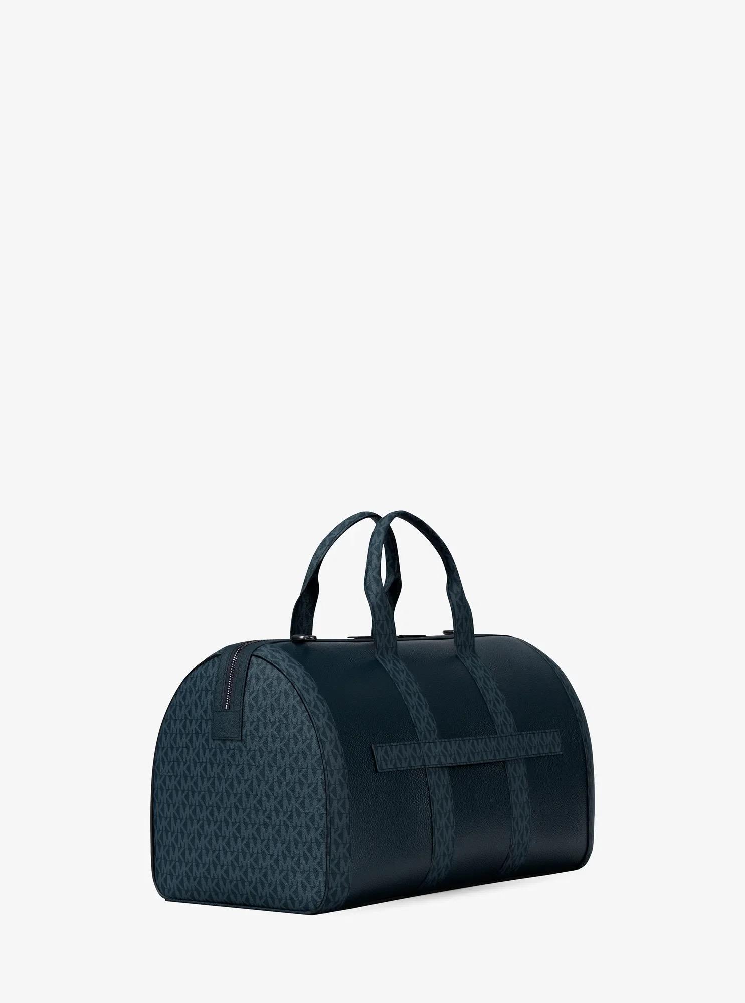 Michael Kors Cooper Pebbled Leather and Signature Logo Duffel Bag - Preorder