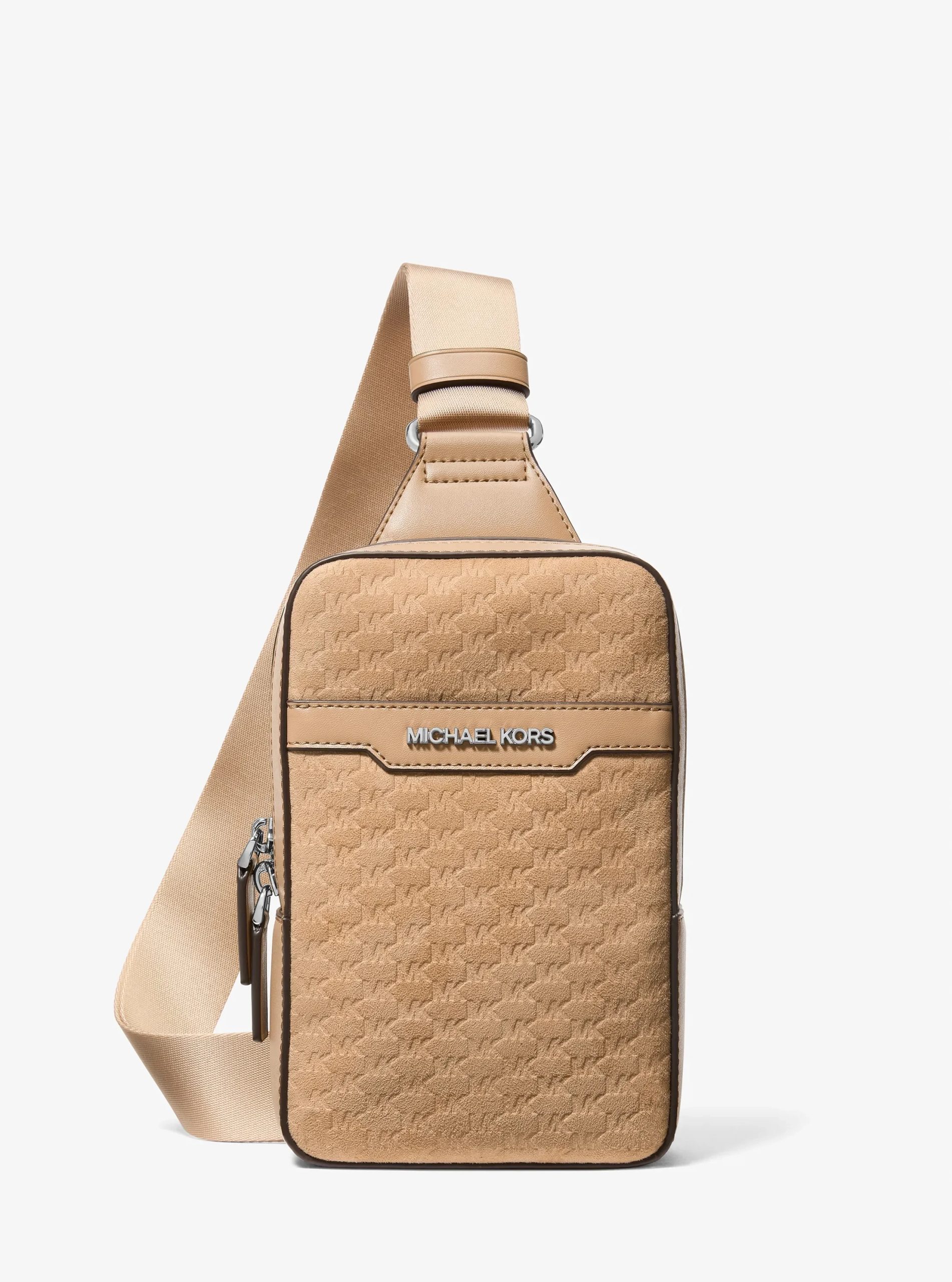 Michael Kors Cooper Medium Polyester Microsuede Sling Bag - Preorder