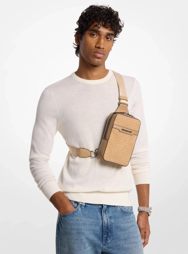 Michael Kors Cooper Medium Polyester Microsuede Sling Bag - Preorder
