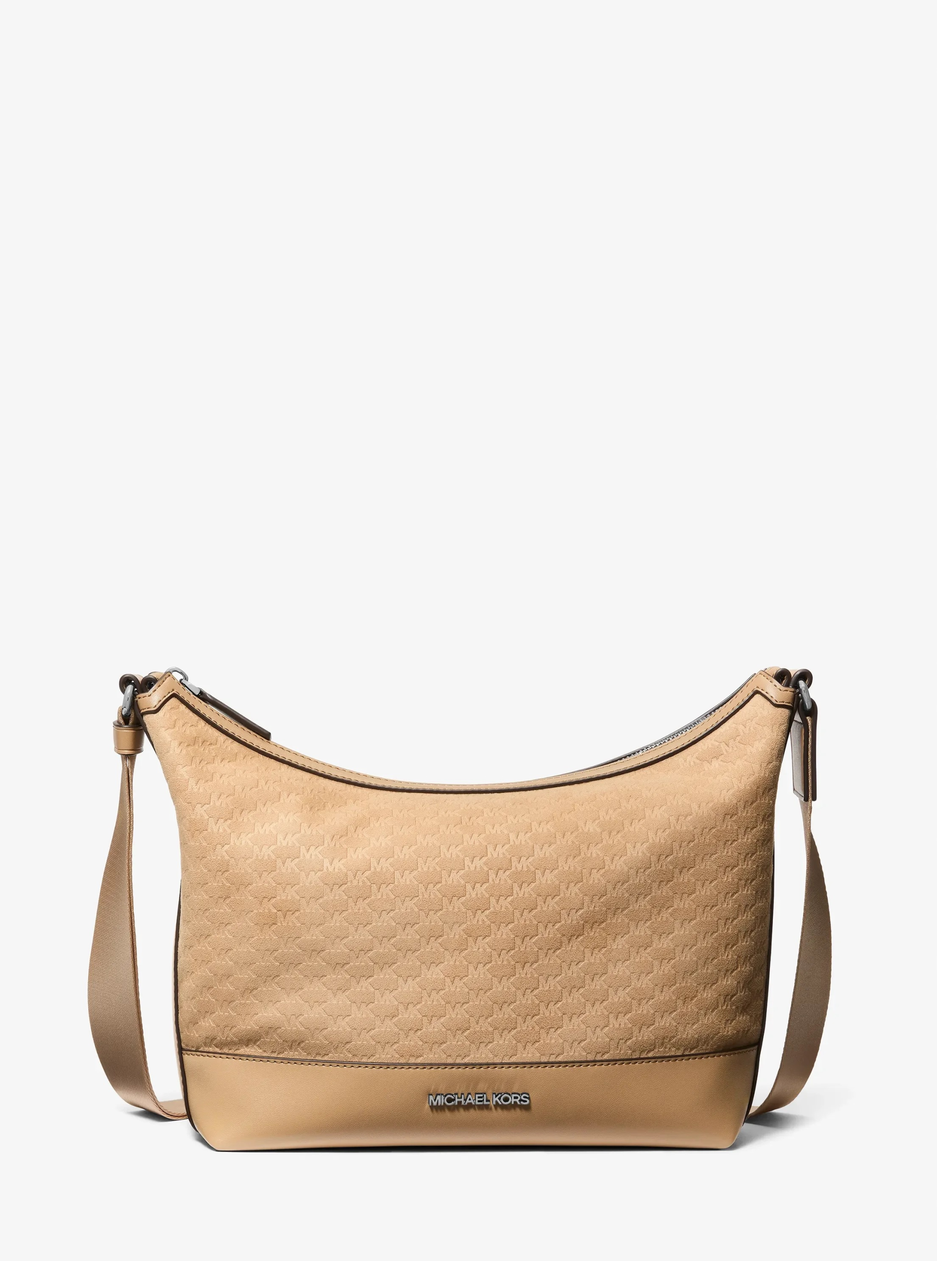 Michael Kors Cooper Polyester Microsuede Crescent Crossbody Bag - Preorder