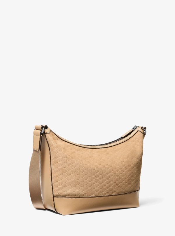 Michael Kors Cooper Polyester Microsuede Crescent Crossbody Bag - Preorder