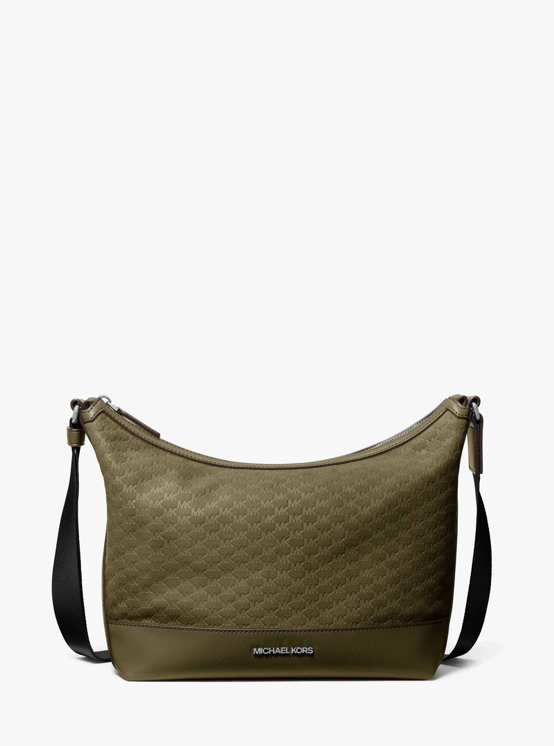 Michael Kors Cooper Polyester Microsuede Crescent Crossbody Bag - Preorder