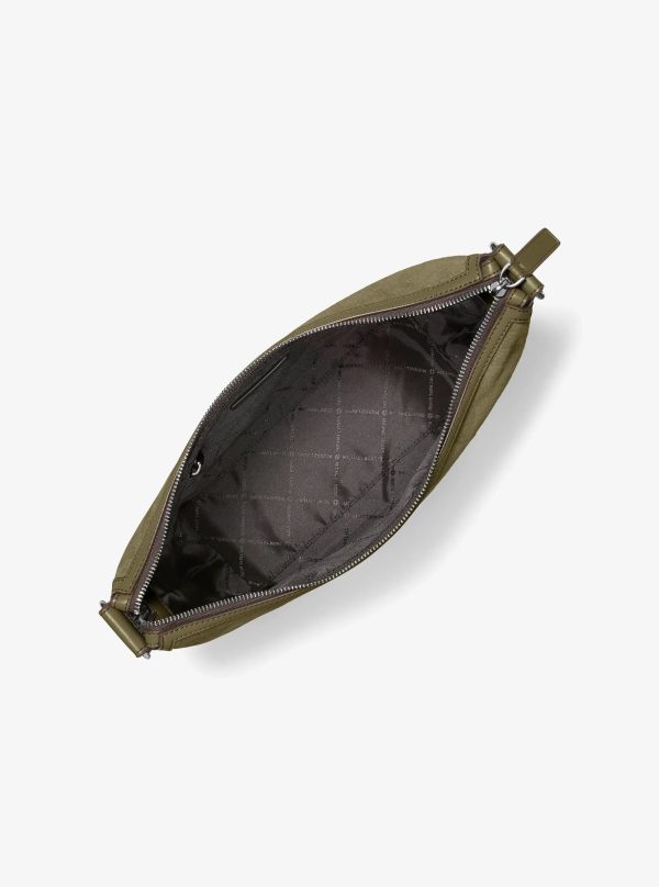 Michael Kors Cooper Polyester Microsuede Crescent Crossbody Bag - Preorder