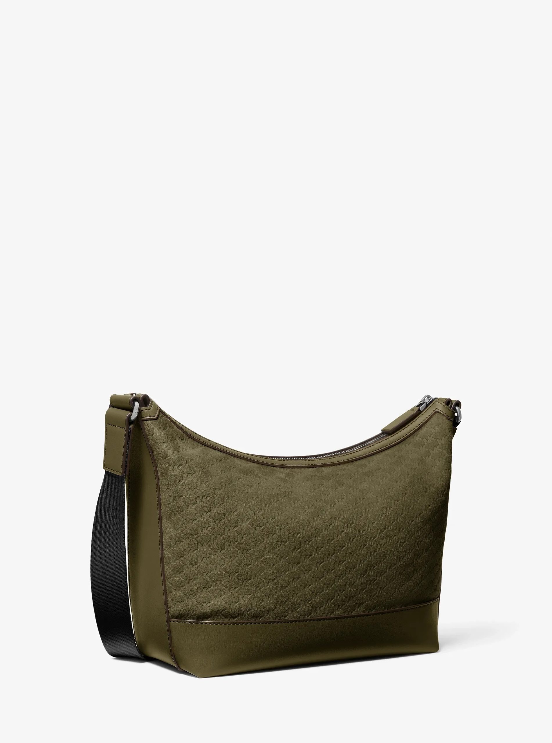 Michael Kors Cooper Polyester Microsuede Crescent Crossbody Bag - Preorder