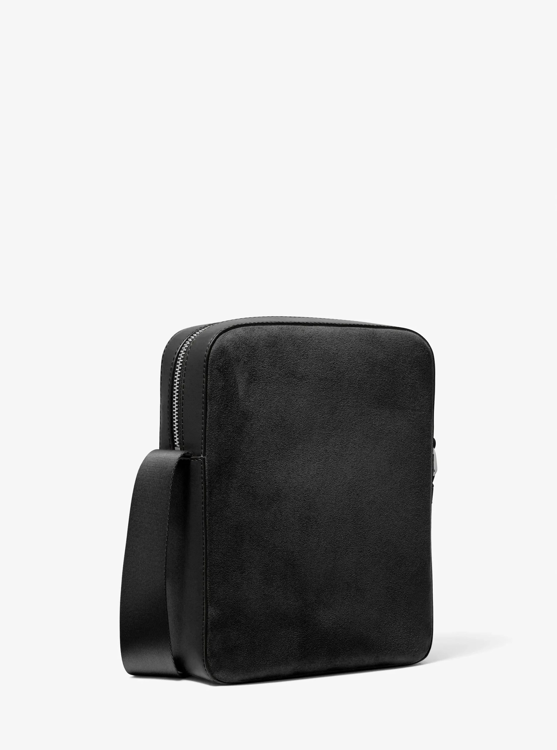 Michael Kors Cooper Logo Debossed Polyester Microsuede Flight Bag - Preorder