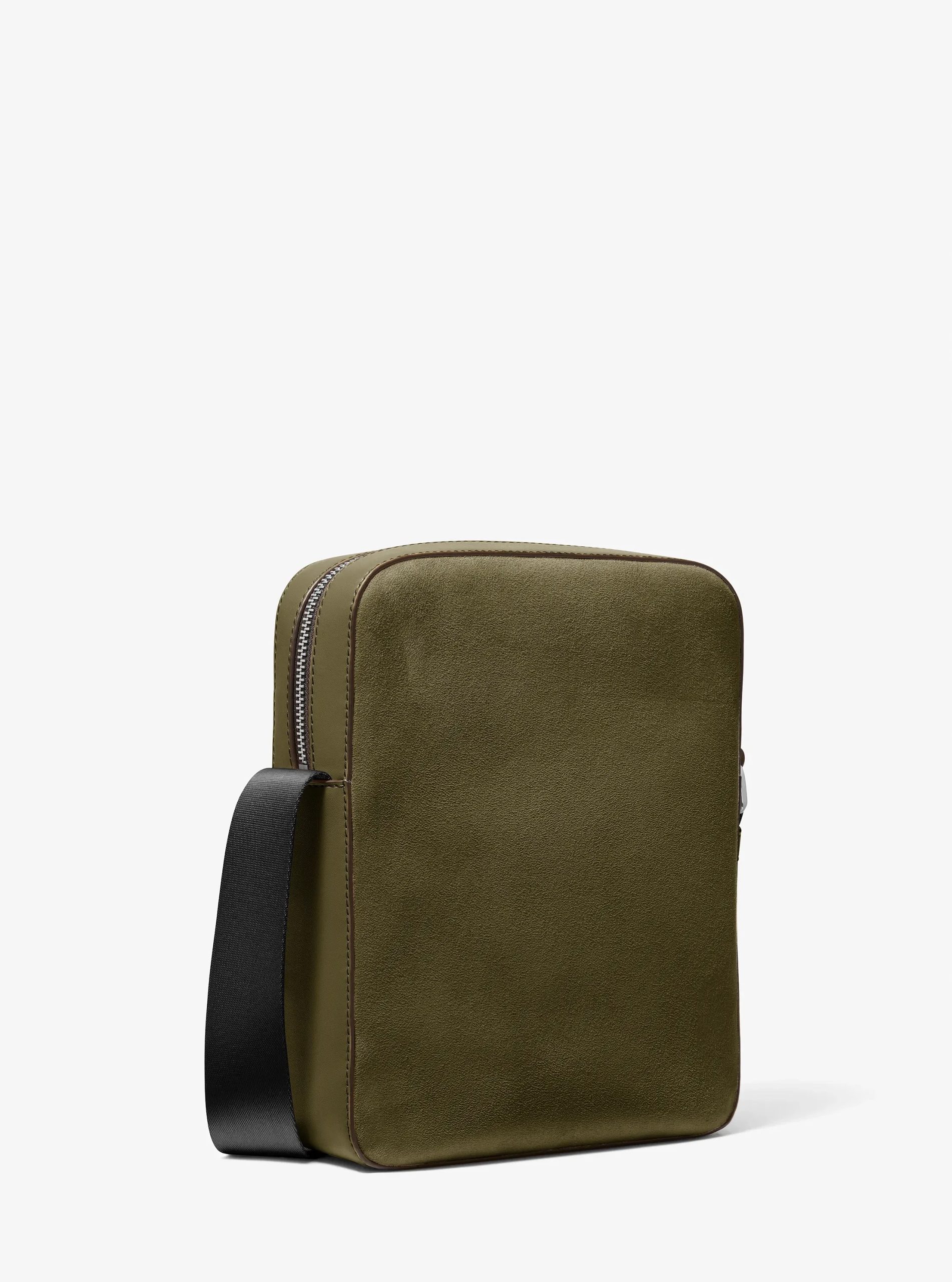 Michael Kors Cooper Logo Debossed Polyester Microsuede Flight Bag - Preorder