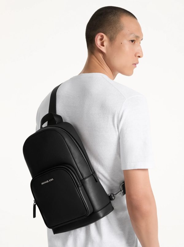 Michael Kors Cooper Pebbled Leather Sling Pack - Preorder