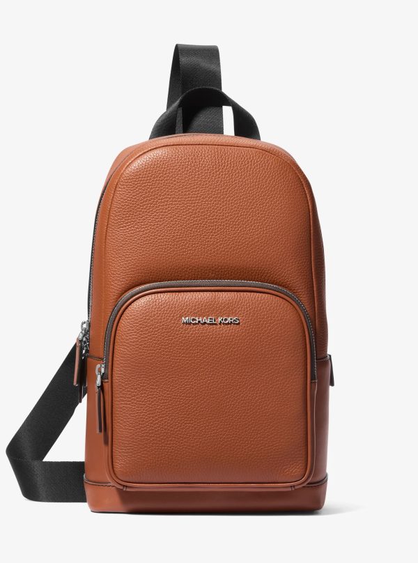 Michael Kors Cooper Pebbled Leather Sling Pack - Preorder