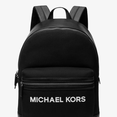 Michael Kors Cooper Canvas Backpack - Preorder — Black