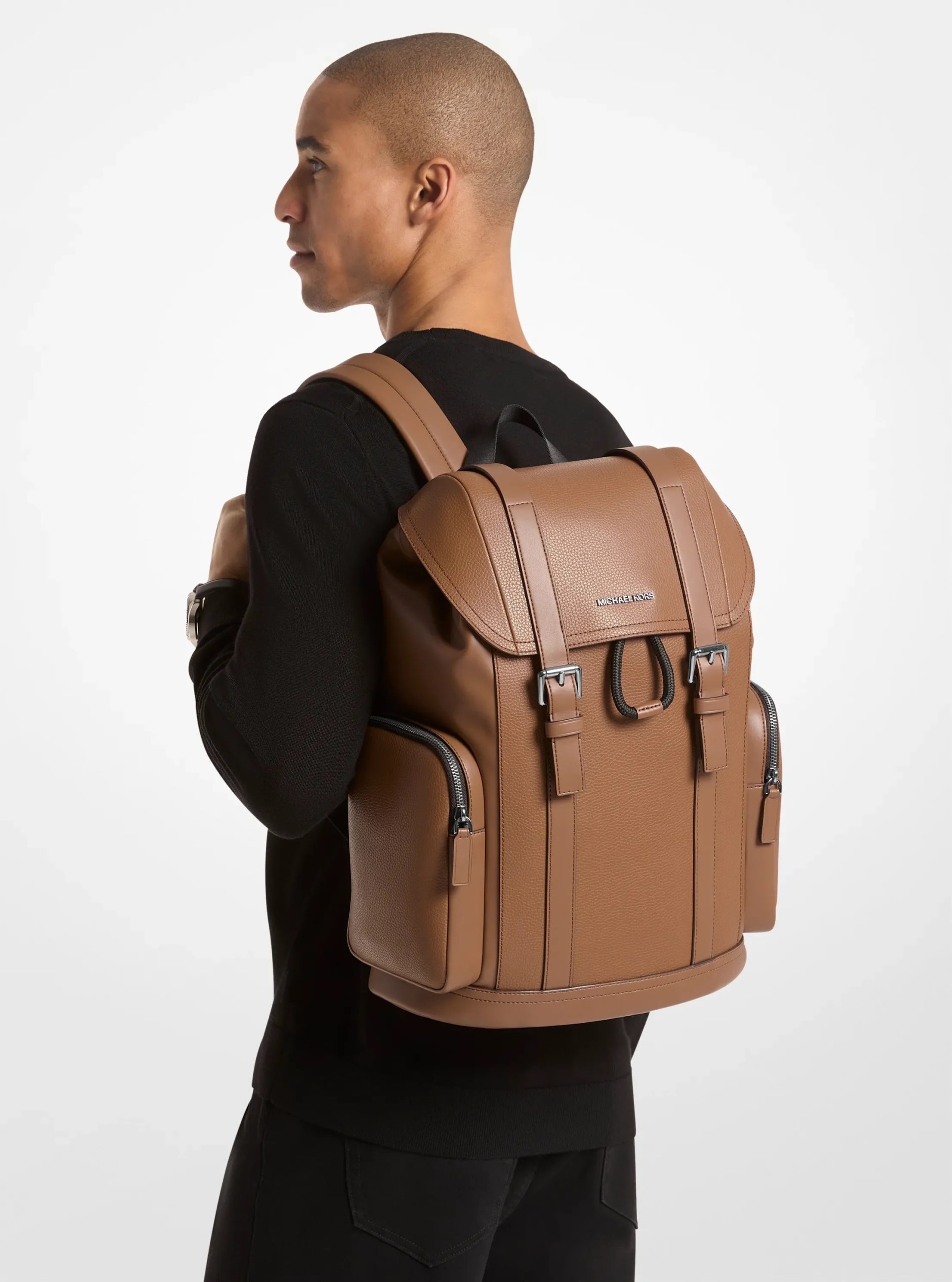 Michael Kors Cooper Pebbled Leather Backpack - Preorder - Image 13