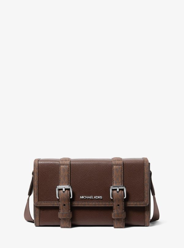 Michael Kors Cooper Pebbled Leather and Signature Logo Trunk Crossbody Bag - Preorder