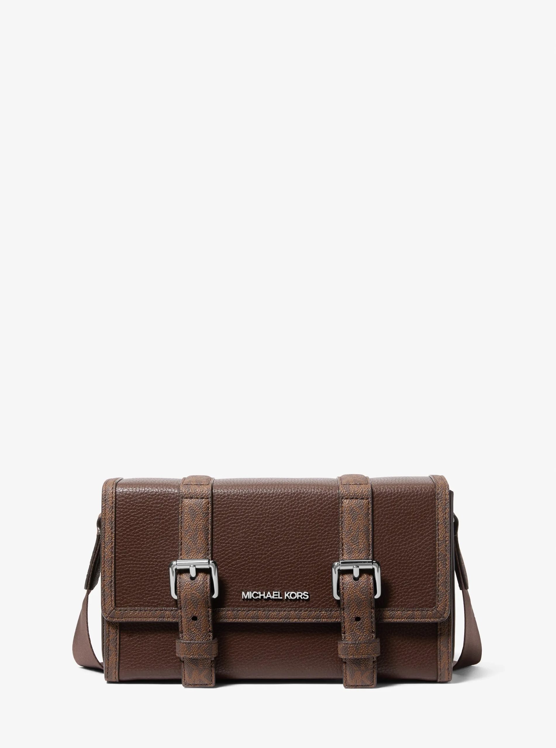 Michael Kors Cooper Pebbled Leather and Signature Logo Trunk Crossbody Bag - Preorder