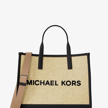 Michael Kors Cooper Medium Hand-Crocheted Tote Bag - Preorder — Natural