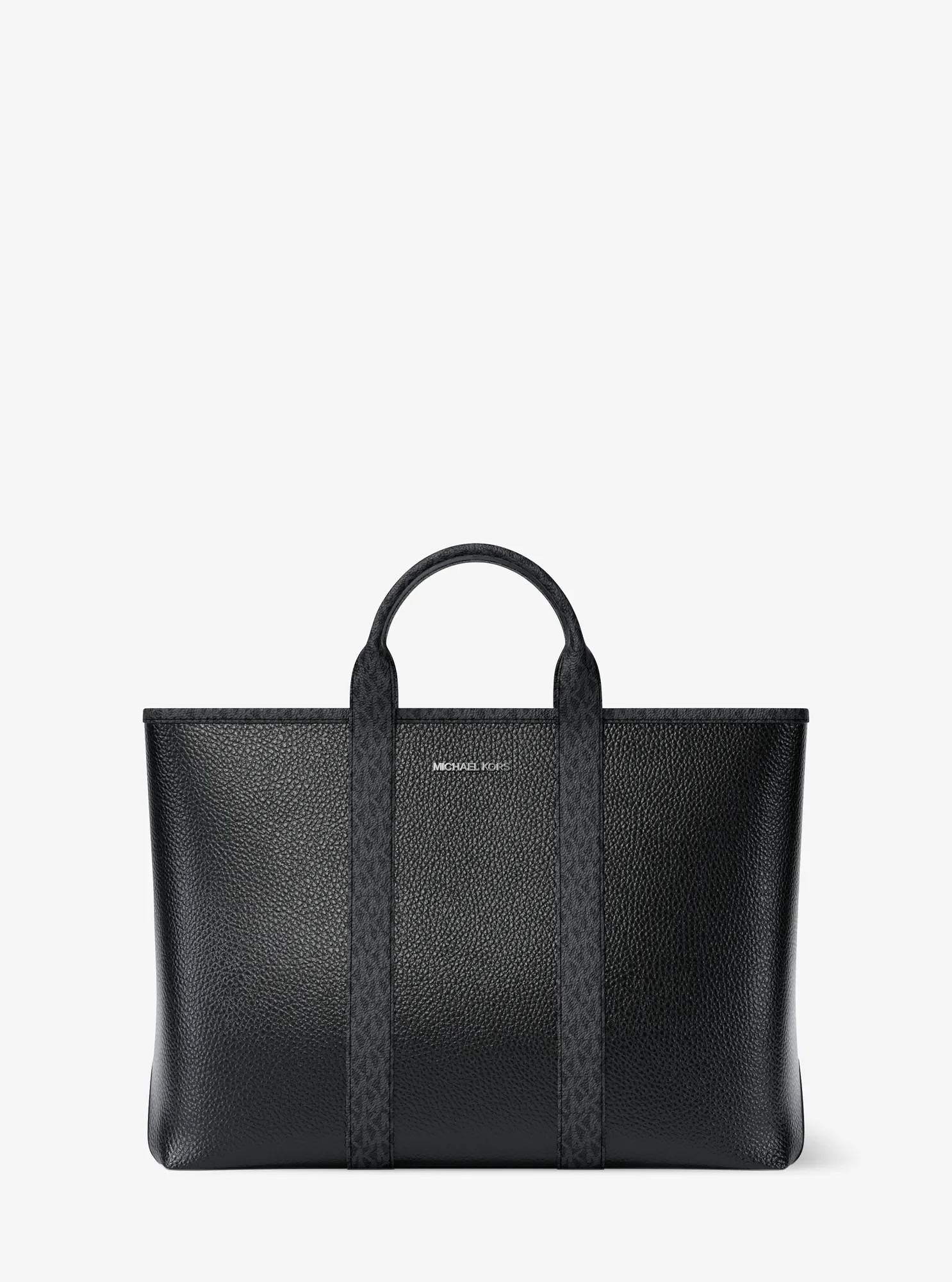 Michael Kors Cooper Medium Pebbled Leather and Signature Logo Tote Bag - Preorder