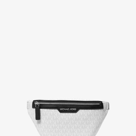 Michael Kors Cooper Mini Logo Belt Bag - Preorder — Bright Wht