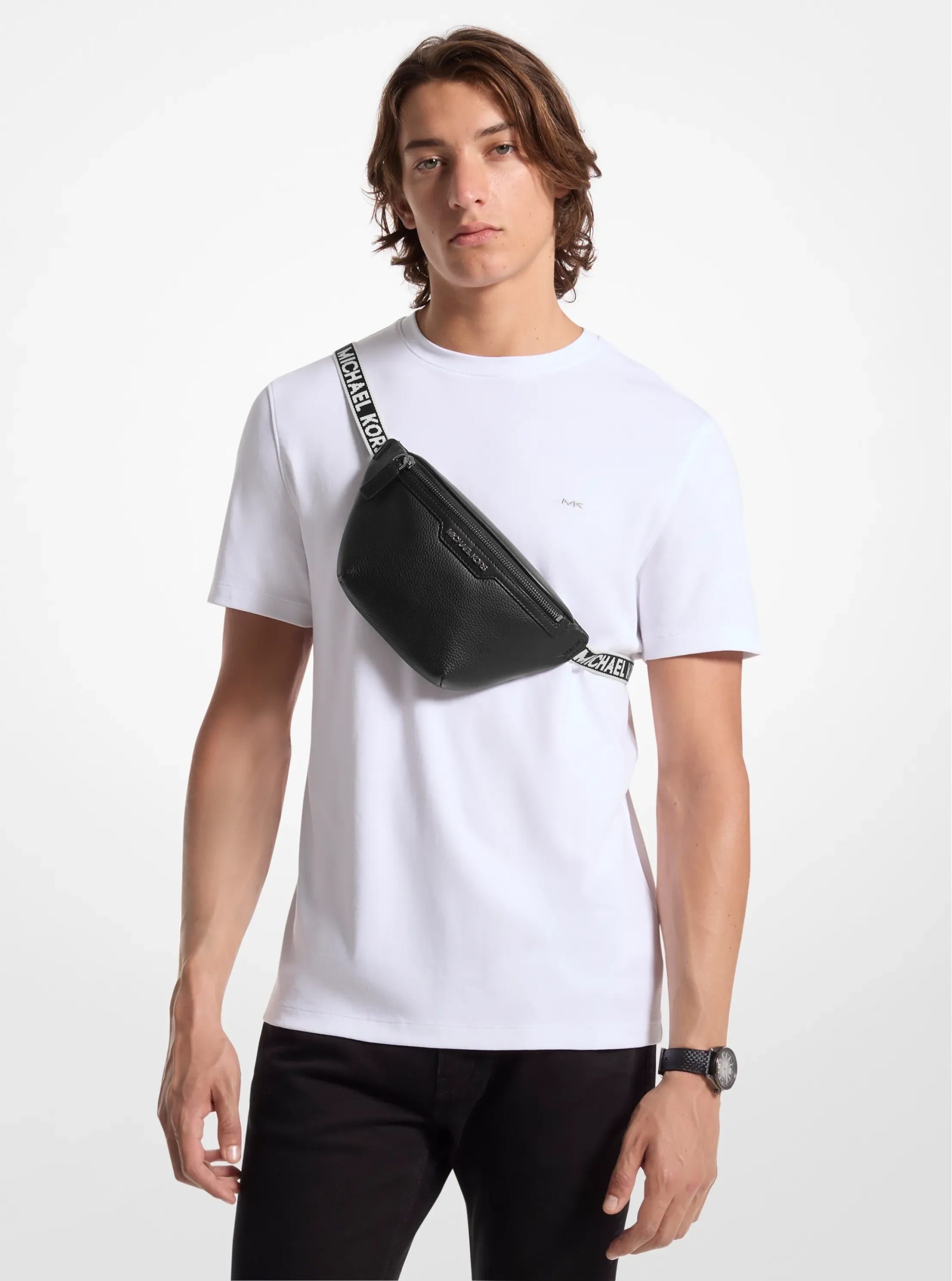 Michael Kors Cooper Small Leather Sling Pack - Preorder