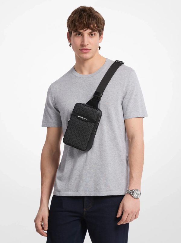 Michael Kors Cooper Medium Signature Logo Sling Pack - Preorder