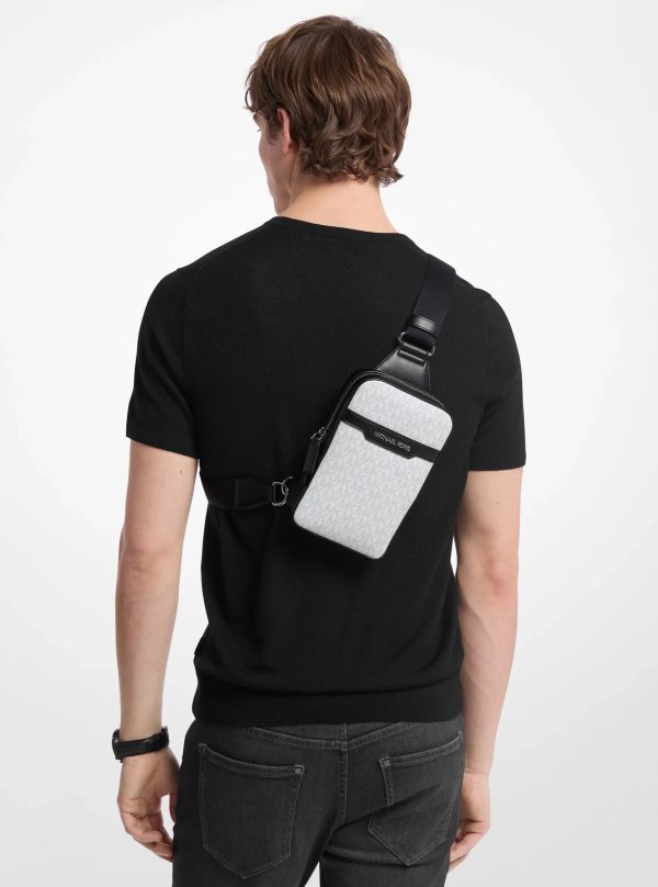 Michael Kors Cooper Medium Signature Logo Sling Pack - Preorder