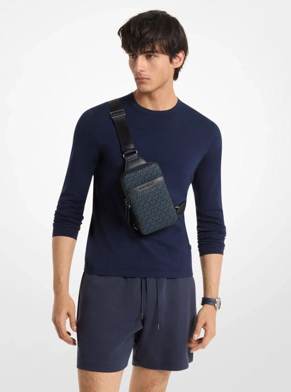 Michael Kors Cooper Medium Signature Logo Sling Pack - Preorder