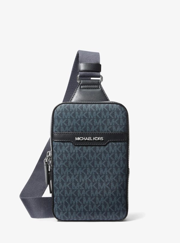 Michael Kors Cooper Medium Signature Logo Sling Pack - Preorder