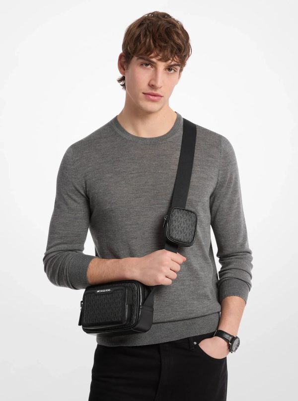 Michael Kors Cooper Signature Logo Camera Crossbody Bag With Pouch - Preorder