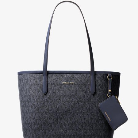Michael Kors Jet Set Large Signature Logo Tote Bag - Preorder — Admiral