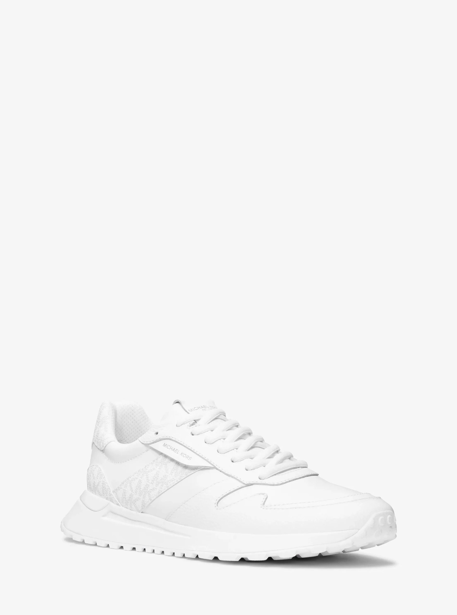 Michael Kors Dax Pebbled Leather and Logo Trainer - Preorder