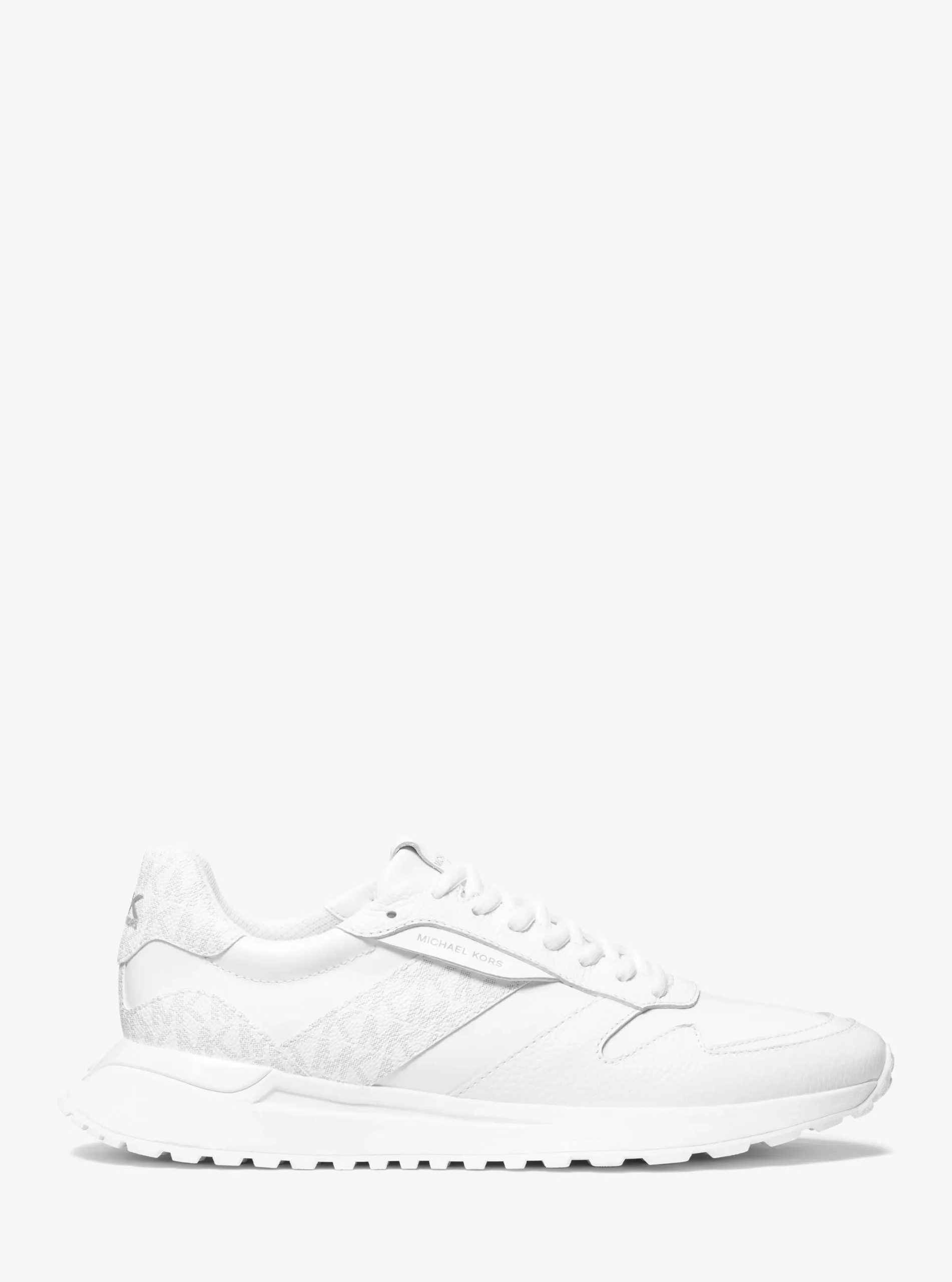 Michael Kors Dax Pebbled Leather and Logo Trainer - Preorder
