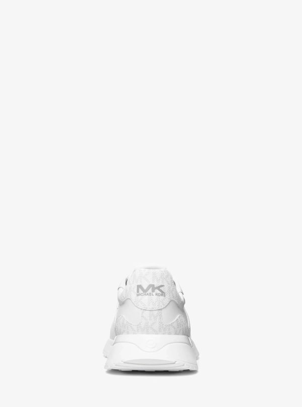 Michael Kors Dax Pebbled Leather and Logo Trainer - Preorder