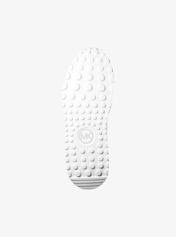 Michael Kors Dax Pebbled Leather and Logo Trainer - Preorder