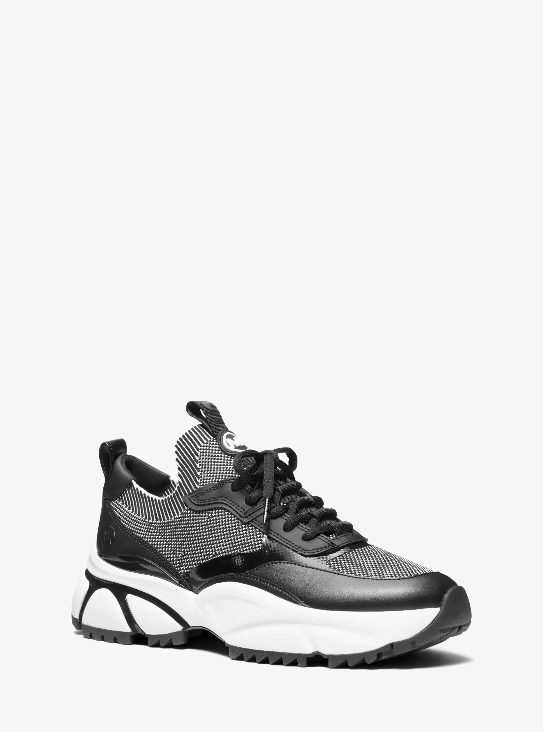 Michael Kors Darius Two-Tone Stretch Knit Trainer - Preorder