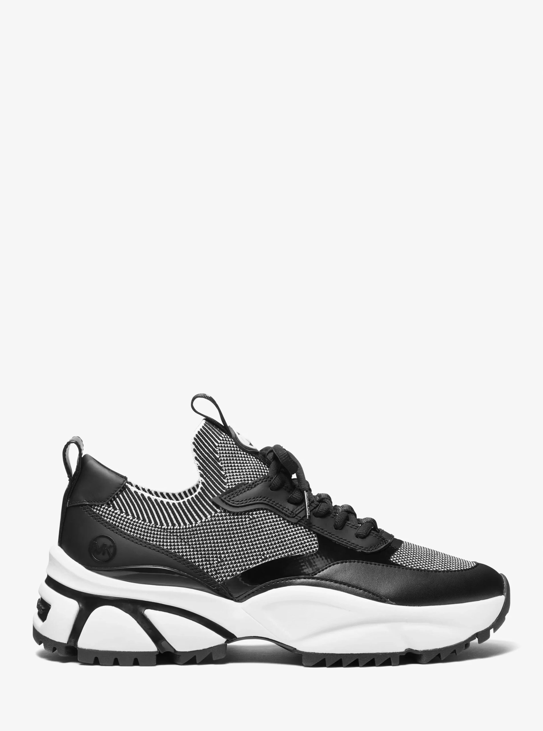 Michael Kors Darius Two-Tone Stretch Knit Trainer - Preorder