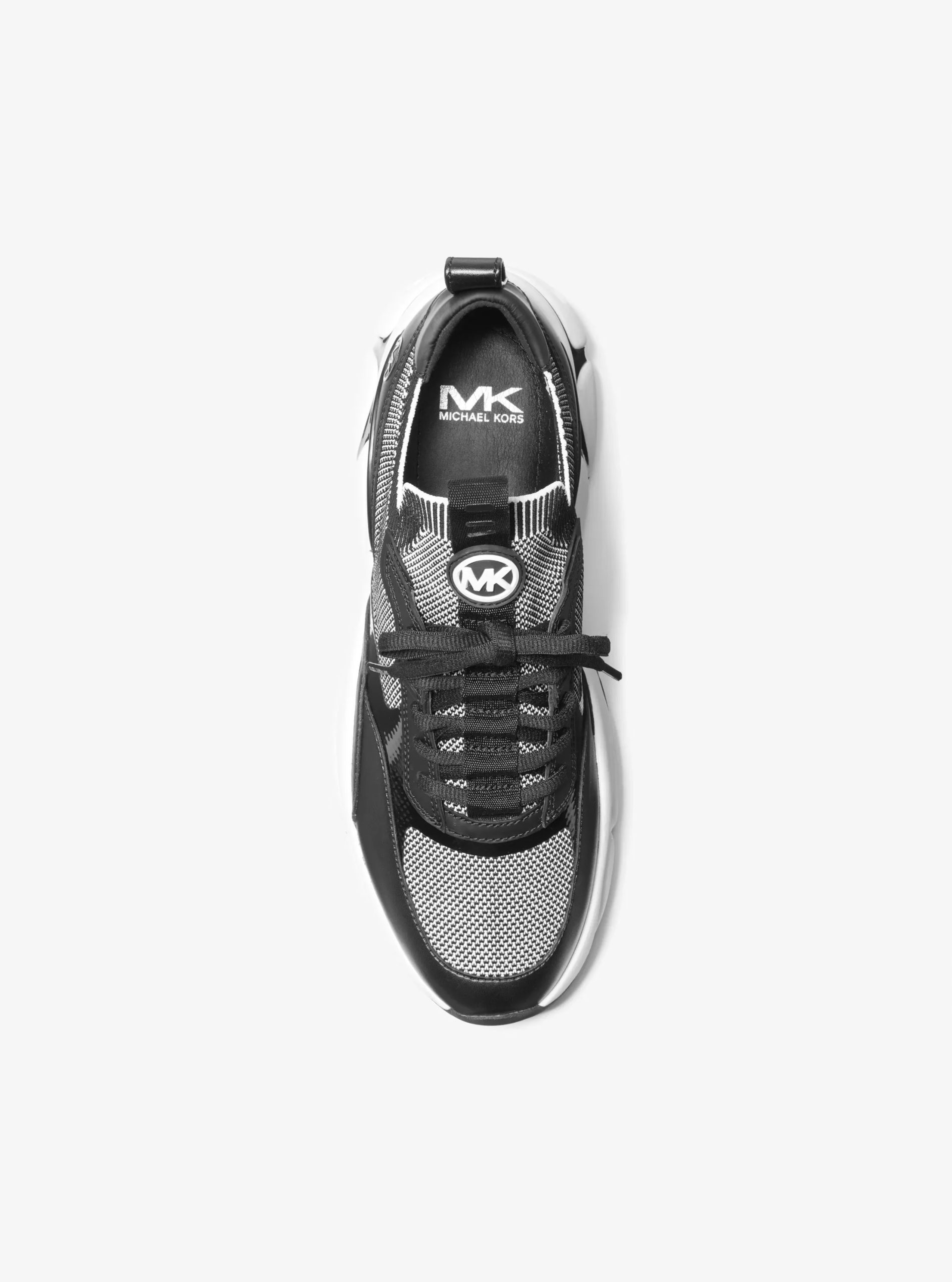 Michael Kors Darius Two-Tone Stretch Knit Trainer - Preorder