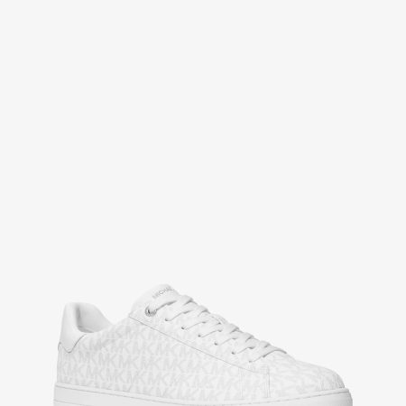 Michael Kors Jacob Logo Sneaker - Preorder — Bright Wht