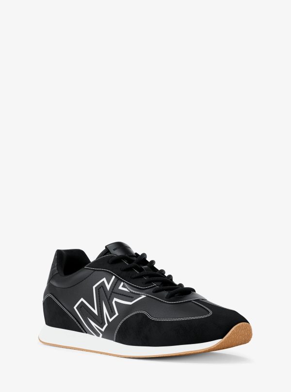 Michael Kors Essex Mixed-Media Trainer - Preorder