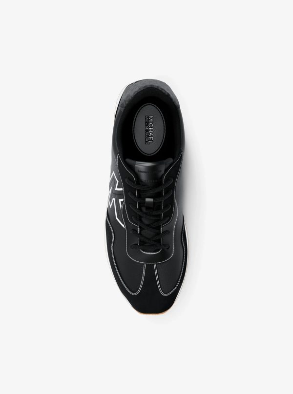 Michael Kors Essex Mixed-Media Trainer - Preorder