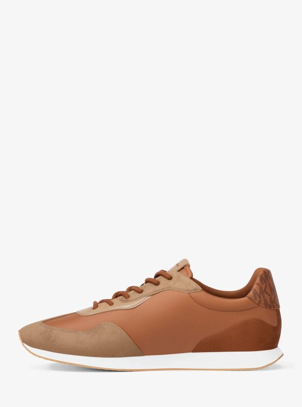 Michael Kors Essex Mixed-Media Trainer - Preorder