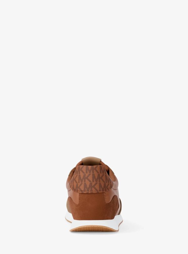 Michael Kors Essex Mixed-Media Trainer - Preorder